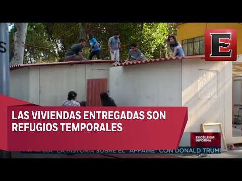 Enrique Cano habla de entrega de casas a damnificados de Tlalpan