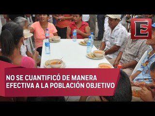 ASF detecta fallas en el programa Comedores Comunitarios de la Sedesol