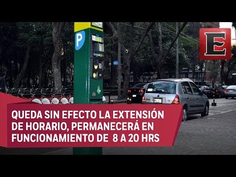 Suspensión provisional del cobro de parquímetros en la Cuauhtémoc