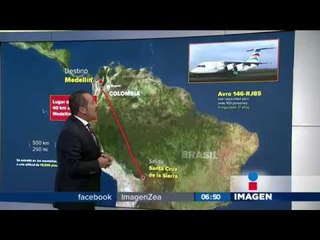 ¿Qué provocó el accidente aéreo en Colombia?