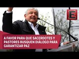 López Obrador aprueba reunión de obispo con narcos