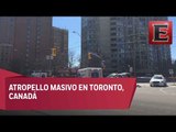Breves internacionales: Camioneta embiste a una decena de personas en Toronto