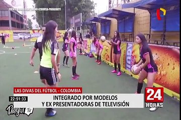 Las Divas del Fútbol: un equipo conformado por modelos y ex presentadoras de tv