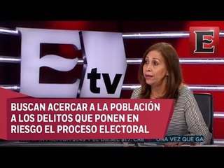 Silvia Alonso habla sobre el catálogo de delitos electorales