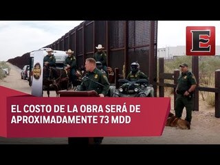 Inicia la construcción del muro de Trump en Nuevo México