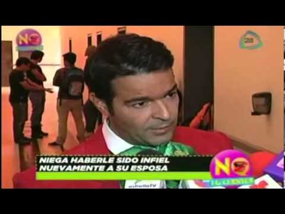 Pablo Montero da la cara ante fotografias comprometedoras