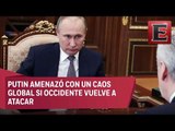 Vladimir Putin advierte que nuevos ataques a Siria conducirían al caos global