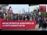 Meade culpa a AMLO por agresión durante mitin en Oaxaca