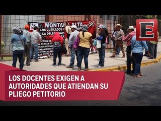 Maestros de la Ceteg intentan vandalizar Palacio de Gobierno de Guerrero