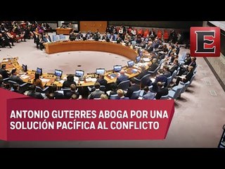 Consejo de Seguridad de ONU sesiona por bombardeo a Siria