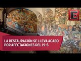 CENCROPAM restaura mural de Diego Rivera