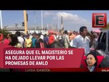 Luisa García habla sobre las protestas de la CNTE en Oaxaca
