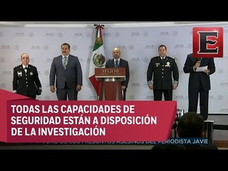 Conferencia de prensa sobre asesinato de estudiantes en Jalisco