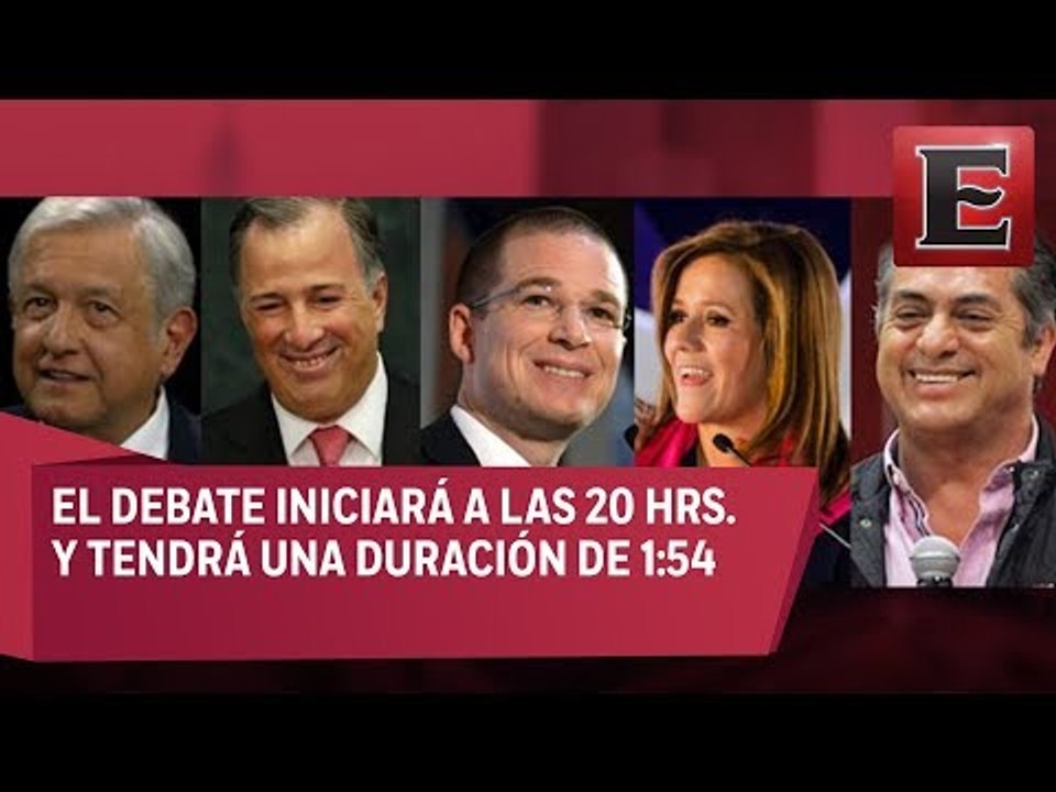 Datos relevantes del primer debate presidencial