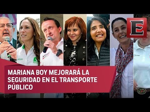 Actividades de los candidatos a jefatura de gobierno de la CDMX