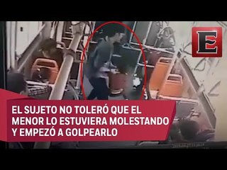 Joven golpea brutalmente a niño en un autobús en China