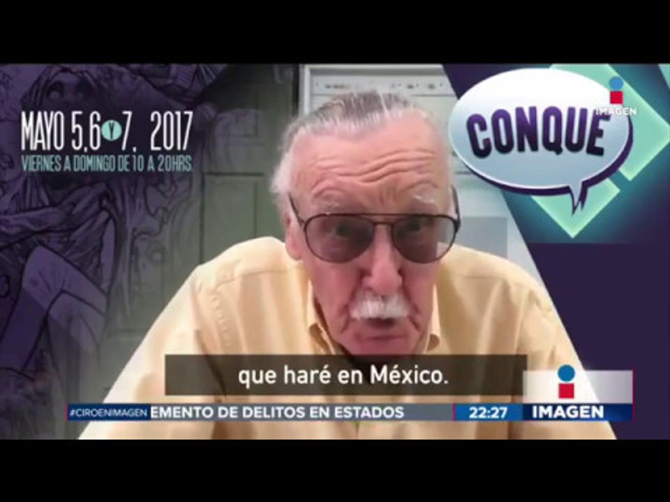 Ya llegó Stan Lee a México, estará en Querétaro | Noticias con Ciro Gómez Leyva