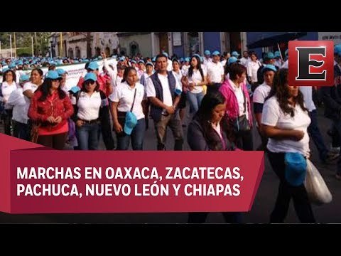 Sindicalizados se movilizan en diversos estados por el Día del Trabajo