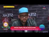 Héctor Tapia desmiente a su mamá, Merle Uribe, en conferencia | Sale el Sol