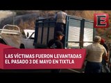 Dejan nueve cuerpos de hombre en una camioneta en Tixtla, Guerrero
