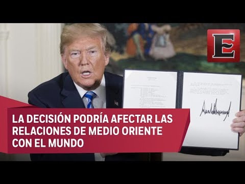 Impacto en el mundo de la salida de EU del acuerdo con Irán