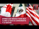 México no negociará el TLCAN con base a presiones: Gobierno federal