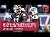 Jets de NY no castigará a sus jugadores si protestan durante el himno de EU