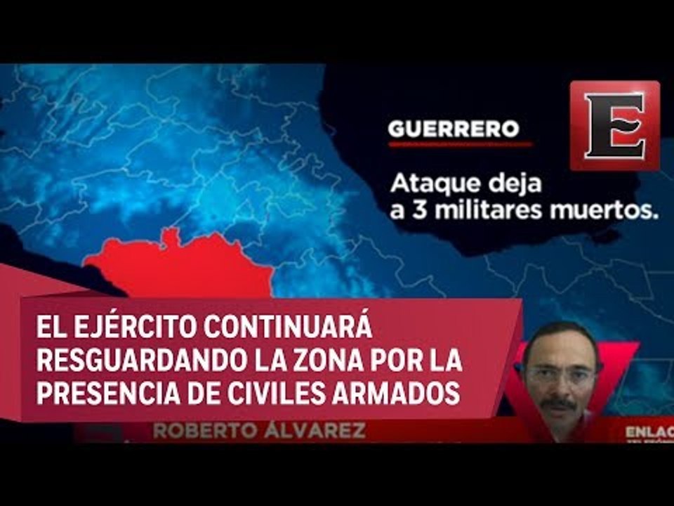 Roberto Álvarez habla sobre la emboscada a militares en Guerrero