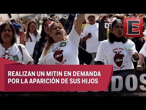 Madres mexicanas claman en la CDMX por sus hijos desaparecidos