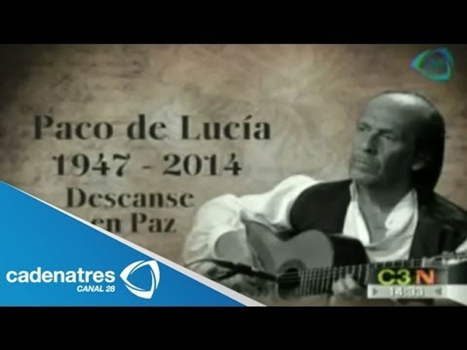 Muere Paco de Lucía a causa de un infarto / Paco de Lucia dies because of a heart attack