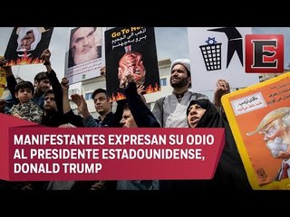 Protestas en Irán contra la retirada de EU del acuerdo nuclear