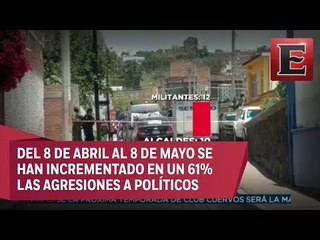 Suman 94 homicidios de políticos en lo que va del proceso electoral