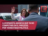 ÚLTIMA HORA: Margarita Zavala renuncia a la candidatura presidencial