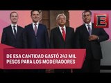 INE gastó 12.6 mdp en el primer debate presidencial