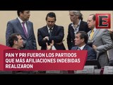 INE multa a partidos con 2.4 mdp por afiliaciones indebidas