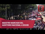 Se han registrado varias manifestaciones en México por el Día del Maestro