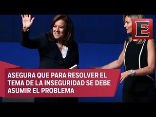 Margarita Zavala reprueba estrategia de seguridad de Peña Nieto