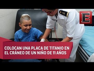 Médicos navales operan con éxito a adolescente herido en el sismo del 19S
