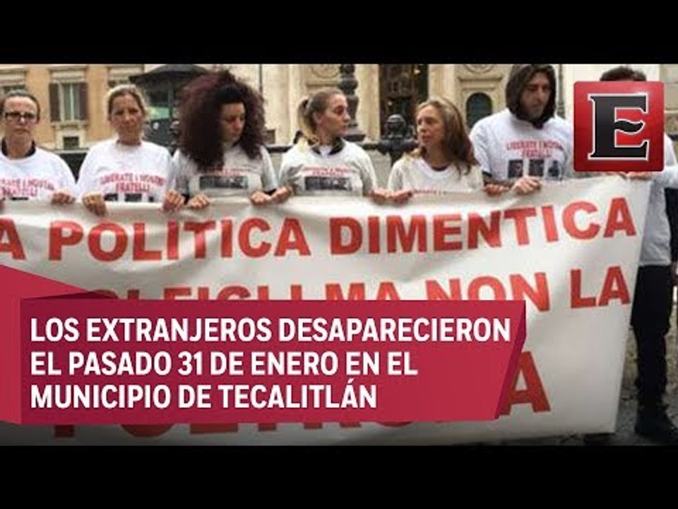 Familiares de italianos desaparecidos en Jalisco serán recibidos en el Parlamento