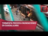 Impresionantes imágenes de las inundaciones en Guadalajara
