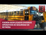 Bloqueos y enfrentamientos en Tamaulipas