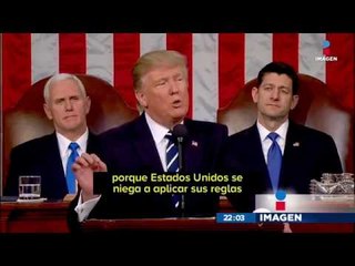 Discurso de Trump, sólo la mitad le aplaude