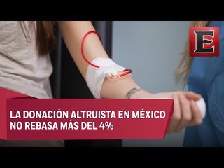 INPER llama mexicanos a donar sangra para salvar vidas