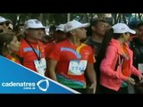 Famosos participan en carrera reunir fondo para el tratamiento de enfermedades cardiacas