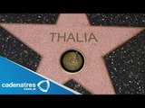 Thalía devela su estrella en el Paseo de la Fama / Thalia unveils her star on the Walk of Fame
