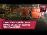 Reporte nocturno: Muere motociclista en accidente con tráiler en Cuautitlán
