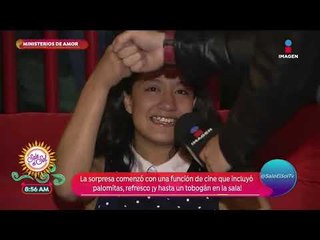 Download Video: Sajid y Ana soprendieron a las niñas de 'Ministerios de amor' | Sale el Sol