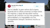 La Casa Real recuerda a Montserrat Caballé como 