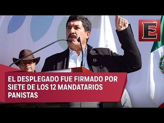 Desplegado de gobernadores panistas es una rendición anticipada: Corral