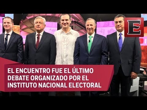 Acusaciones de corrupción domina tercer debate presidencial